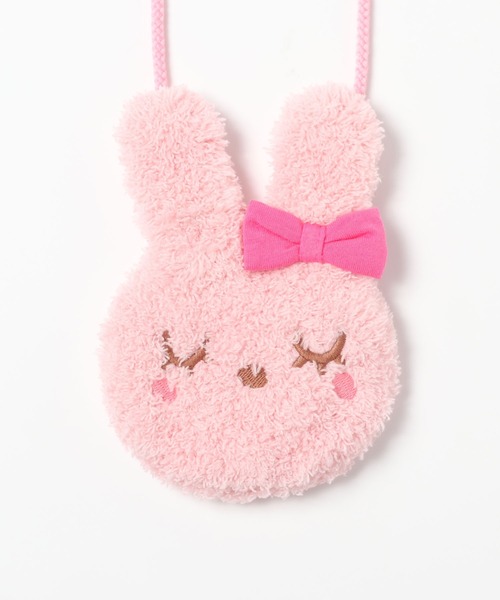 KP DECO（ケーピーデコ）の「mimiちゃん・cocoちゃん・くまちゃんのミニポシェット（ショルダーバッグ・キッズ・ピンク/ベージュ/ブラウン・FREE）」の4枚目の写真