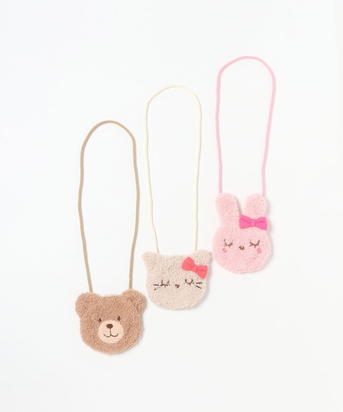 KP DECO（ケーピーデコ）の「mimiちゃん・cocoちゃん・くまちゃんのミニポシェット（ショルダーバッグ・キッズ・ピンク/ベージュ/ブラウン・FREE）」の12枚目の写真