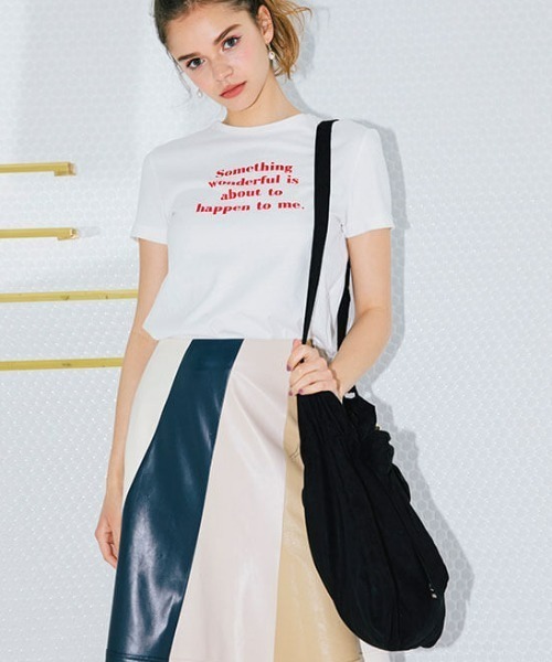 EIMY ISTOIRE（エイミーイストワール）の「リボン2WAYトートバッグ（トートバッグ・レディース・ブラック/パープル/ネイビー/レッド/サックスブルー/ピンク/オレンジ/アイボリー・FREE）」の10枚目の写真