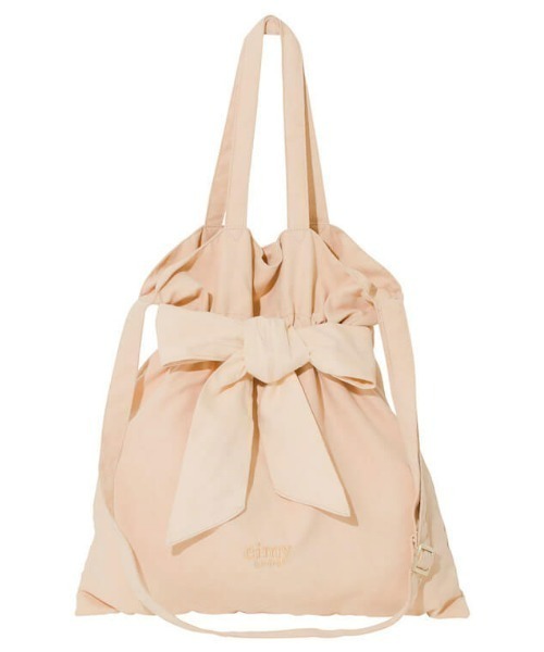 EIMY ISTOIRE（エイミーイストワール）の「リボン2WAYトートバッグ（トートバッグ・レディース・ブラック/パープル/ネイビー/レッド/サックスブルー/ピンク/オレンジ/アイボリー・FREE）」の22枚目の写真