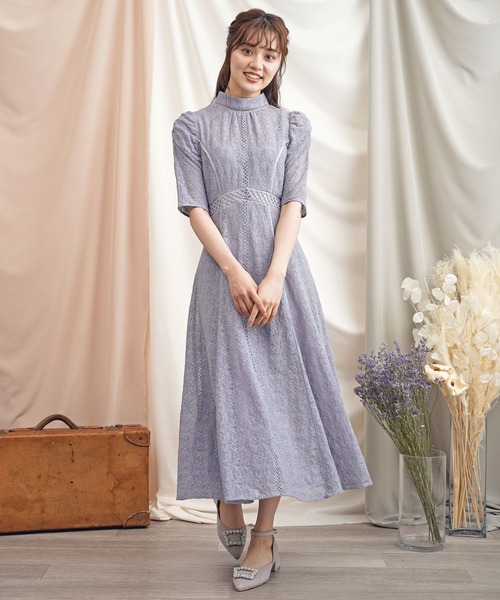 NOELA（ノエラ）の「パイピングレースドレス（ワンピース）」 - WEAR