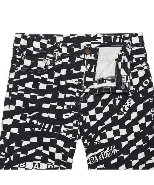 HYSTERIC GLAMOUR（ヒステリックグラマー）の「STEREOLAB MIX柄 スキニーパンツ（その他パンツ・レディース・ホワイト系その他/ブルー系その他/オレンジ系その他・28inch/25inch/26inch/27inch）」の5枚目の写真