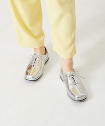 スクエアトゥレースアップシューズ/21307