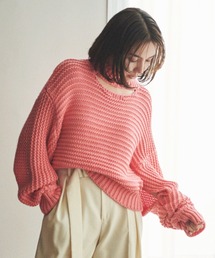 FRAY I.D | スラッシュハイネックニットプルオーバー(ニット/セーター)