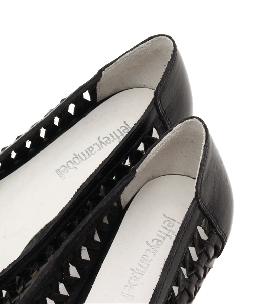 Jeffrey Campbell（ジェフリーキャンベル）の「メッシュフラットパンプス（バレエシューズ・レディース・ホワイト/ブラック/ナチュラル・36/38/37/39/35）」の10枚目の写真