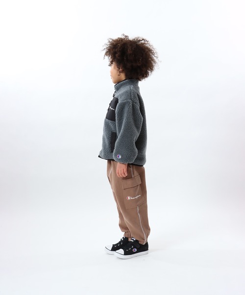 Champion(チャンピオン)の「【Champion/チャンピオン】キッズ ボアジップジャケット(その他アウター・キッズ・オフホワイト/チャコール/オレンジ系その他3・120/130/110/140/100)」の8枚目の写真