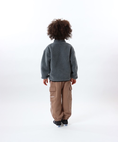 Champion(チャンピオン)の「【Champion/チャンピオン】キッズ ボアジップジャケット(その他アウター・キッズ・オフホワイト/チャコール/オレンジ系その他3・120/130/110/140/100)」の9枚目の写真
