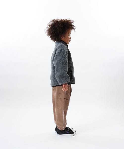 Champion(チャンピオン)の「【Champion/チャンピオン】キッズ ボアジップジャケット(その他アウター・キッズ・オフホワイト/チャコール/オレンジ系その他3・120/130/110/140/100)」の10枚目の写真