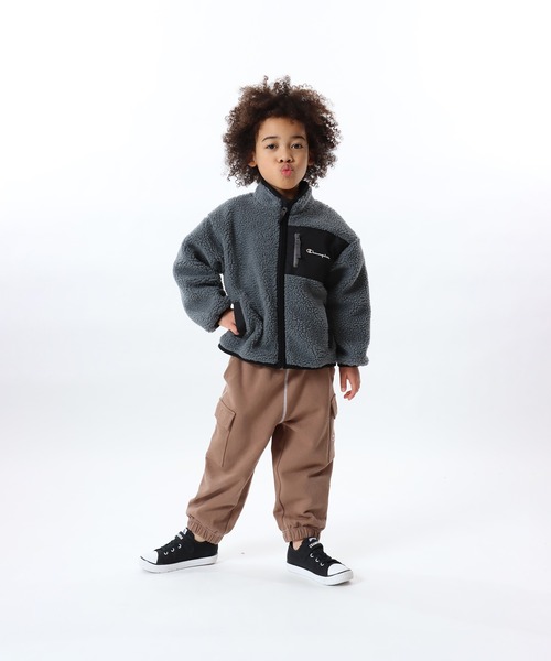Champion(チャンピオン)の「【Champion/チャンピオン】キッズ ボアジップジャケット(その他アウター・キッズ・オフホワイト/チャコール/オレンジ系その他3・120/130/110/140/100)」の11枚目の写真