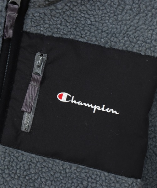 Champion(チャンピオン)の「【Champion/チャンピオン】キッズ ボアジップジャケット(その他アウター・キッズ・オフホワイト/チャコール/オレンジ系その他3・120/130/110/140/100)」の13枚目の写真