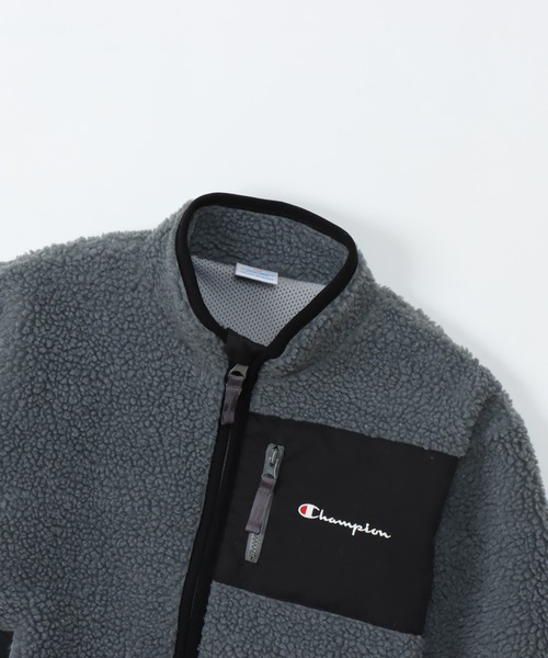 Champion(チャンピオン)の「【Champion/チャンピオン】キッズ ボアジップジャケット(その他アウター・キッズ・オフホワイト/チャコール/オレンジ系その他3・120/130/110/140/100)」の14枚目の写真