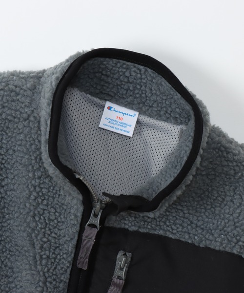Champion(チャンピオン)の「【Champion/チャンピオン】キッズ ボアジップジャケット(その他アウター・キッズ・オフホワイト/チャコール/オレンジ系その他3・120/130/110/140/100)」の15枚目の写真