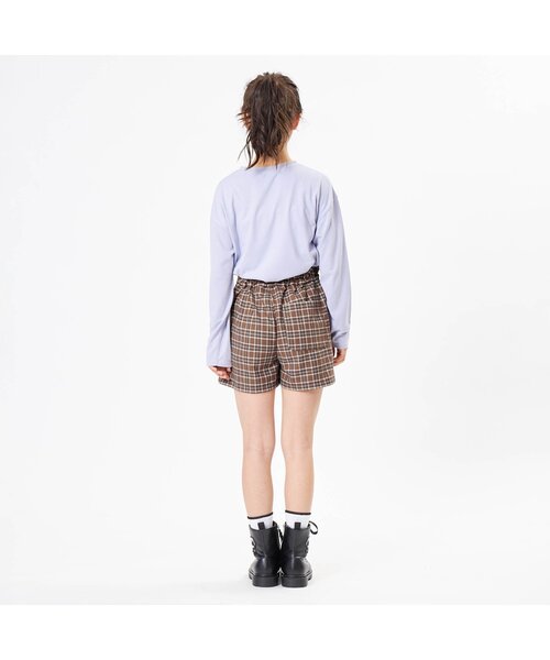 algy（アルジー）の「前ベルトチェックキュロット（その他パンツ・キッズ・ブラック/ベージュ/グレー/グリーン・SMALL/MEDIUM/X-SMALL/XX-SMALL）」の9枚目の写真