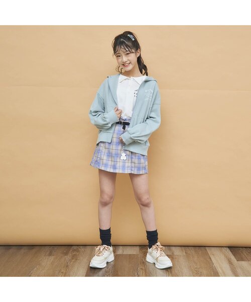 algy（アルジー）の「前ベルトチェックキュロット（その他パンツ・キッズ・ブラック/ベージュ/グレー/グリーン・SMALL/MEDIUM/X-SMALL/XX-SMALL）」の22枚目の写真