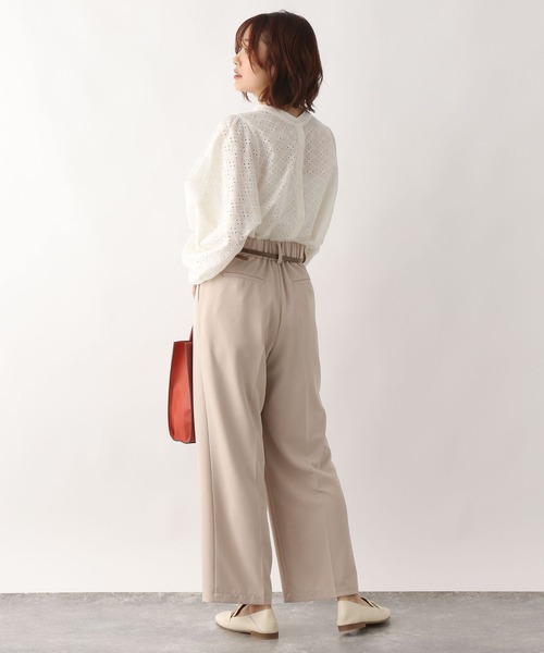GLOBAL WORK(グローバルワーク)の「カットワークレースブラウス/349503(シャツ/ブラウス・レディース・ブラック/ダークブラウン/オフホワイト・MEDIUM/LARGE)」の12枚目の写真