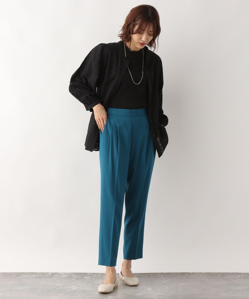 GLOBAL WORK(グローバルワーク)の「カットワークレースブラウス/349503(シャツ/ブラウス・レディース・ブラック/ダークブラウン/オフホワイト・MEDIUM/LARGE)」の8枚目の写真