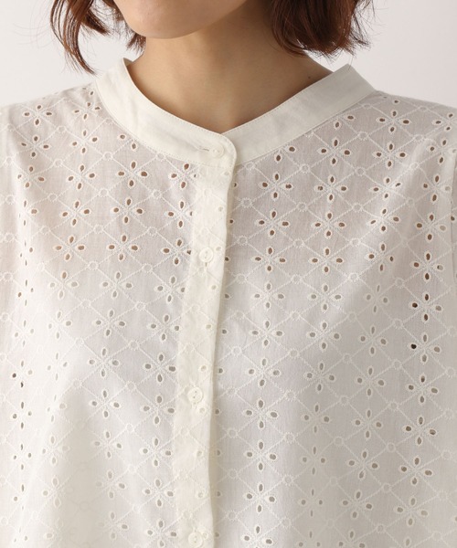 GLOBAL WORK（グローバルワーク）の「カットワークレースブラウス