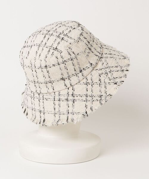 yield（イールド）の「【Lovable】Tweed Bucket Hat_BATT-27613（ハット・レディース・ブラック/ホワイト/ブラック×ホワイト/ブラウン/ネイビー・FREE）」の10枚目の写真