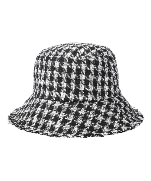 yield（イールド）の「【Lovable】Tweed Bucket Hat_BATT-27613（ハット・レディース・ブラック/ホワイト/ブラック×ホワイト/ブラウン/ネイビー・FREE）」の5枚目の写真