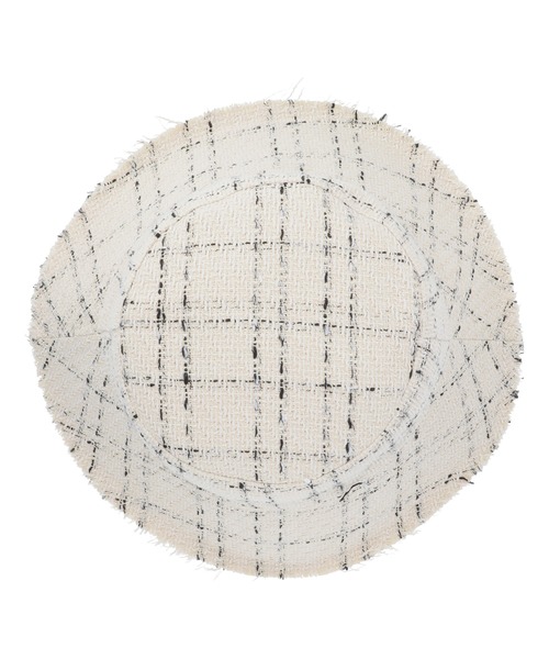 yield（イールド）の「【Lovable】Tweed Bucket Hat_BATT-27613（ハット・レディース・ブラック/ホワイト/ブラック×ホワイト/ブラウン/ネイビー・FREE）」の7枚目の写真