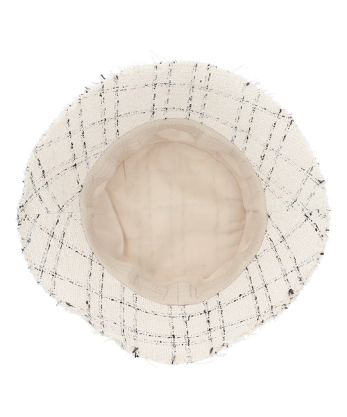 yield（イールド）の「【Lovable】Tweed Bucket Hat_BATT-27613（ハット・レディース・ブラック/ホワイト/ブラック×ホワイト/ブラウン/ネイビー・FREE）」の8枚目の写真