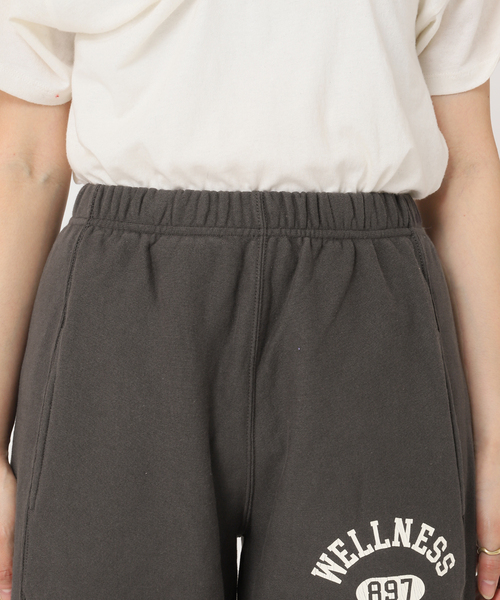 JOURNAL STANDARD relume（ジャーナルスタンダード　レリューム）の「WELLNESSワイドスウェットパンツ（スウェットパンツ・レディース・チャコールグレー/アイボリー・FREE）」の15枚目の写真
