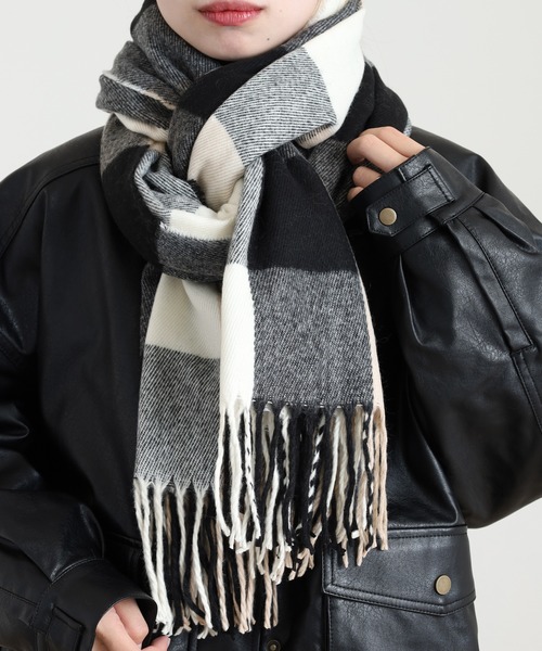 うるページ PAGE ONE チェック大判ストール（ストール/ショール）｜FUNALIVE