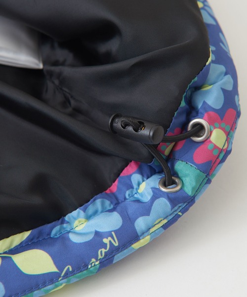 CUBE SUGAR(キューブシュガー)の「総柄中綿スタンドカラージャケット(ダウンジャケット/コート・レディース・ネイビー/グレー・M)」の17枚目の写真