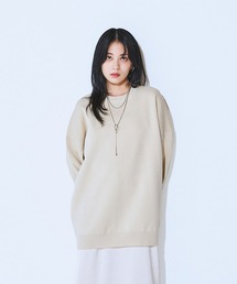 JEANASIS（ジーナシス）の「12G Wジャガードボリュームスリーブプルオーバー/166314（ニット/セーター）」