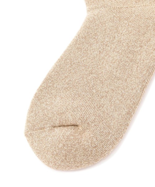 rasox（ラソックス）の「RASOX/ラソックス　パイル・クルー（ソックス/靴下・メンズ・ベージュ/レンガ/チャコール・M/L）」の5枚目の写真