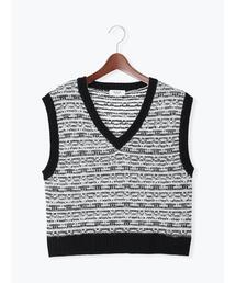 Te chichi TERRASSE | ファンシーヤーンベスト(ベスト)