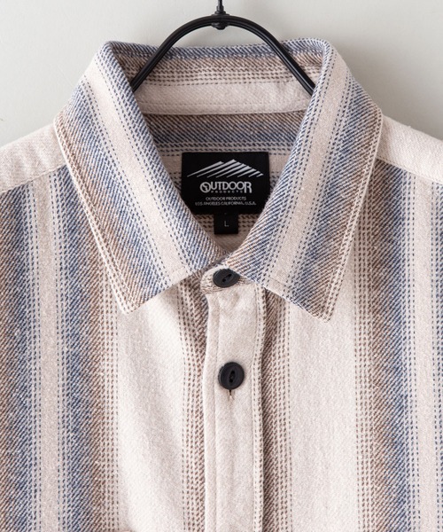 OUTDOOR PRODUCTS APPAREL（アウトドアプロダクツアパレル）の「ヘビーオンスネルシャツ（シャツ/ブラウス・メンズ・レッド/ホワイト/ブルー/グレー/イエロー・MEDIUM/LARGE/X-LARGE）」の11枚目の写真