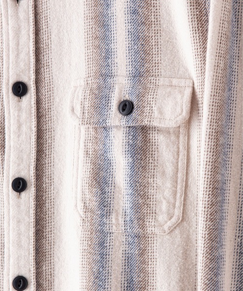 OUTDOOR PRODUCTS APPAREL（アウトドアプロダクツアパレル）の「ヘビーオンスネルシャツ（シャツ/ブラウス・メンズ・レッド/ホワイト/ブルー/グレー/イエロー・MEDIUM/LARGE/X-LARGE）」の12枚目の写真