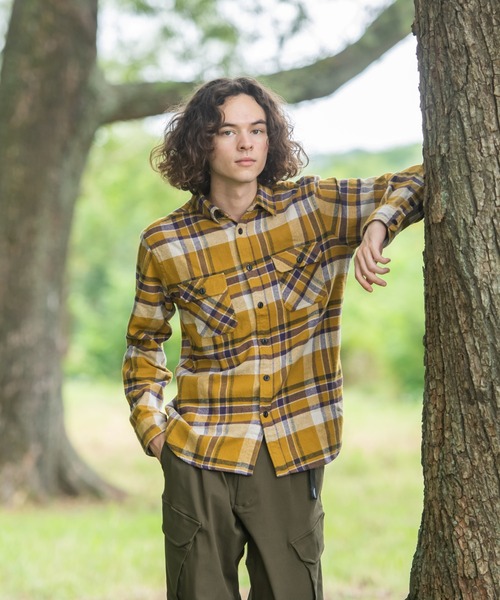 OUTDOOR PRODUCTS APPAREL（アウトドアプロダクツアパレル）の「ヘビーオンスネルシャツ（シャツ/ブラウス・メンズ・レッド/ホワイト/ブルー/グレー/イエロー・MEDIUM/LARGE/X-LARGE）」の21枚目の写真