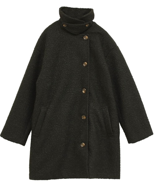 Social GIRL（ソーシャルガール）の「3WAYカラーリングツイードミドルコート（その他アウター・レディース・ブラック/アイボリー/モカ・M）」の16枚目の写真