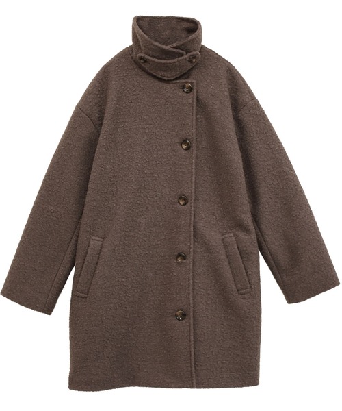 Social GIRL（ソーシャルガール）の「3WAYカラーリングツイードミドルコート（その他アウター・レディース・ブラック/アイボリー/モカ・M）」の21枚目の写真