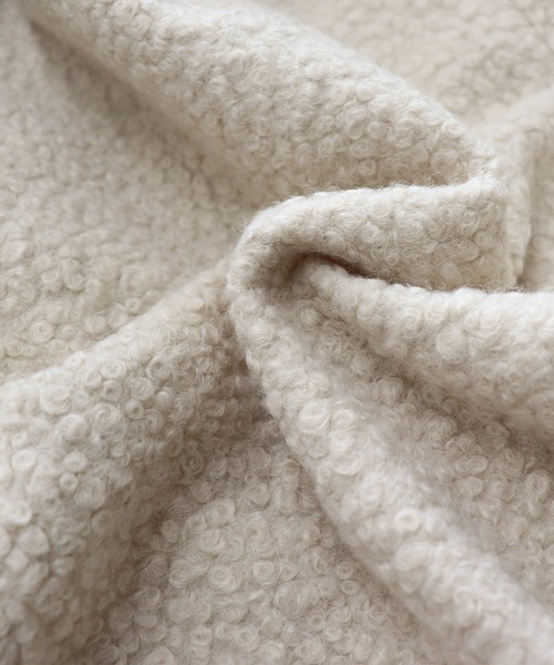 Social GIRL（ソーシャルガール）の「3WAYカラーリングツイードミドルコート（その他アウター・レディース・ブラック/アイボリー/モカ・M）」の22枚目の写真