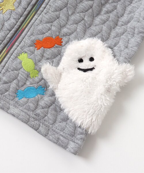 BIT'Z（ビッツ）の「おばけポケットカーディガン（カーディガン/ボレロ・キッズ・ネイビー/グレー・80/90/95/100/110/120）」の8枚目の写真