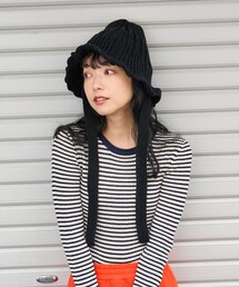 FREAK'S STORE | リボン付きニットチューリップハット(ハット)