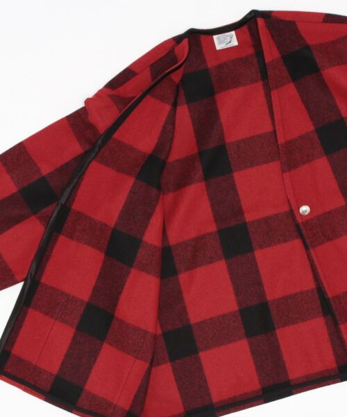 orSlow（オアスロウ）の「orSlow | ノーカラージャケット WOMEN（ノーカラージャケット・レディース・レッド系その他・FREE）」の3枚目の写真