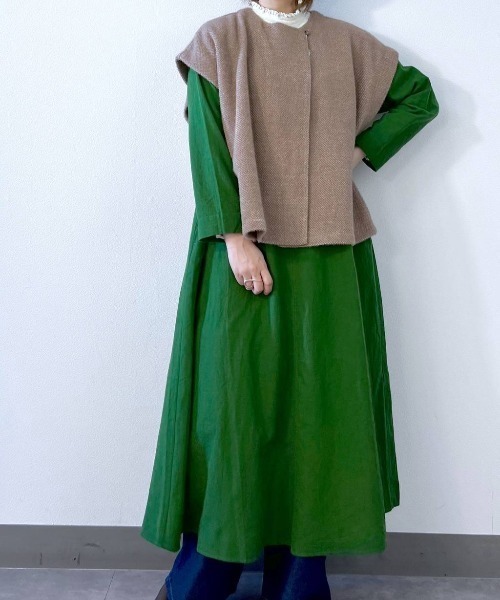 studio CLIP（スタディオクリップ）の「カラフルごきげんワンピース（ワンピース・レディース・パープル/ブラック/その他7/その他8/イエロー/グリーン・FREE/PF/TF）」の9枚目の写真