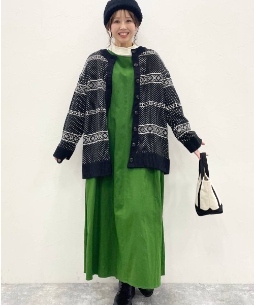 studio CLIP（スタディオクリップ）の「カラフルごきげんワンピース（ワンピース・レディース・パープル/ブラック/その他7/その他8/イエロー/グリーン・FREE/PF/TF）」の10枚目の写真