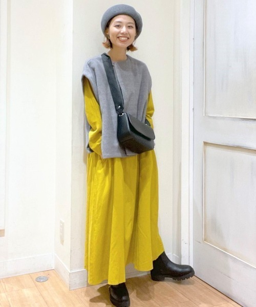 studio CLIP（スタディオクリップ）の「カラフルごきげんワンピース（ワンピース・レディース・パープル/ブラック/その他7/その他8/イエロー/グリーン・FREE/PF/TF）」の14枚目の写真