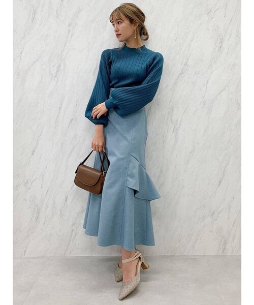 dazzlin（ダズリン）の「コルセットフリルヘムスカート（スカート・レディース・ピンク/グリーン/ブルー・SMALL/MEDIUM）」の8枚目の写真