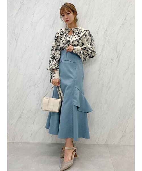 dazzlin（ダズリン）の「コルセットフリルヘムスカート（スカート・レディース・ピンク/グリーン/ブルー・SMALL/MEDIUM）」の12枚目の写真