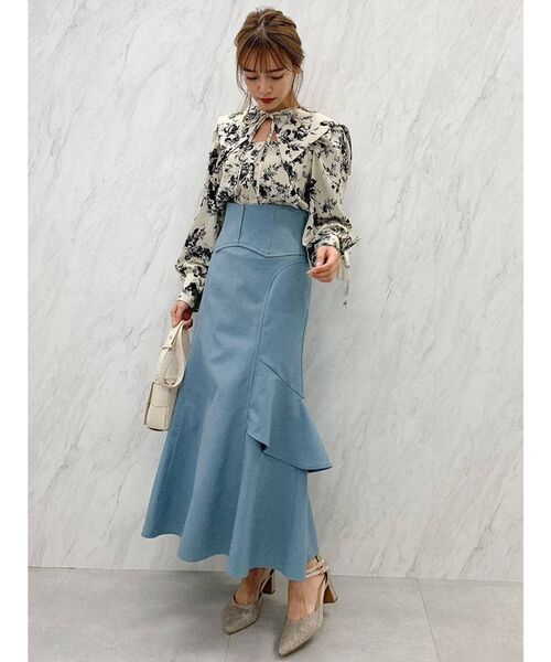 dazzlin（ダズリン）の「コルセットフリルヘムスカート（スカート・レディース・ピンク/グリーン/ブルー・SMALL/MEDIUM）」の13枚目の写真