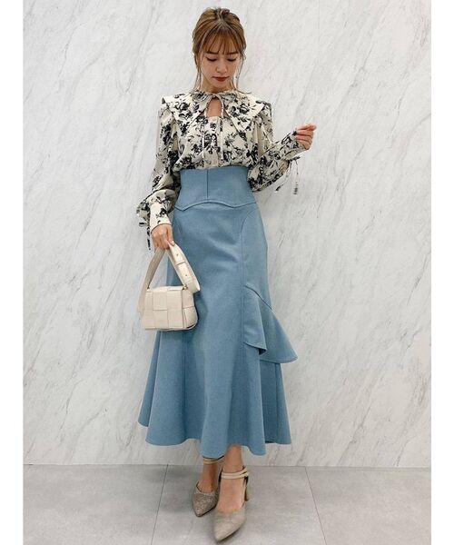 dazzlin（ダズリン）の「コルセットフリルヘムスカート（スカート・レディース・ピンク/グリーン/ブルー・SMALL/MEDIUM）」の14枚目の写真