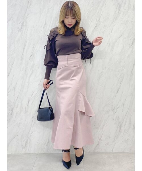 dazzlin（ダズリン）の「コルセットフリルヘムスカート（スカート・レディース・ピンク/グリーン/ブルー・SMALL/MEDIUM）」の18枚目の写真