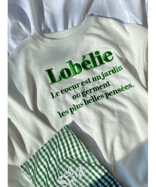 WC(ダブル シー)の「ロゴ刺繍スウェット(スウェット・レディース・ブラック/サックスブルー/ライトパープル/ピンク/グリーン・FREE)」の3枚目の写真