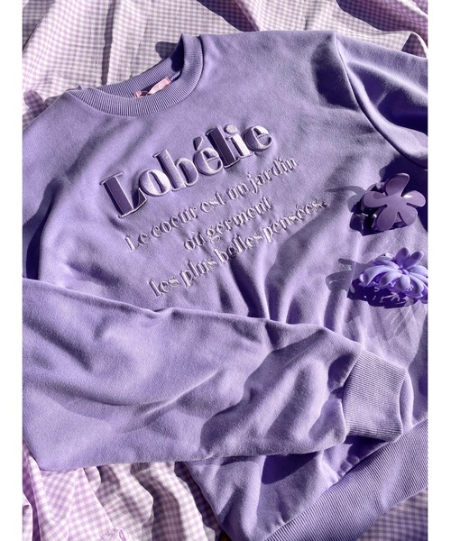 WC(ダブル シー)の「ロゴ刺繍スウェット(スウェット・レディース・ブラック/サックスブルー/ライトパープル/ピンク/グリーン・FREE)」の18枚目の写真